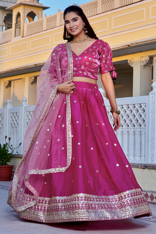 Heavy Embroidered Jimmy Choo Lehenga Choli with Soft Net Dupatta